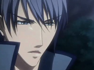 Gay anime lovers secretly kiss and make out in the outdoor f