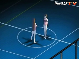 Kinky hentai lesbian babe plays with this poor chick