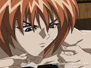 red haired hentai